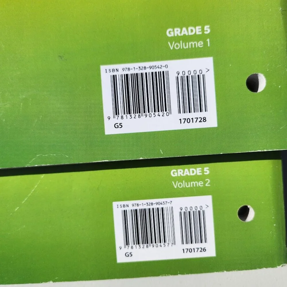 HMH Science Dimensions Grade 5 5th Volume 1 and 2 Book Bundle Lot Workbook Stude
